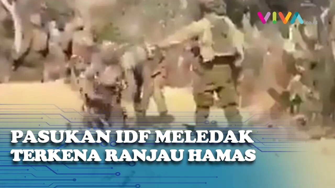 DETIK-DETIK Kumpulan Tentara IDF Meledak Dijebak Hamas saat Serbu Terowongan Rahasia