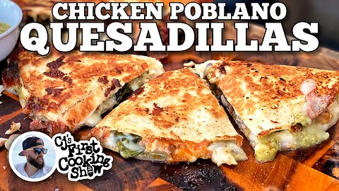 CJ's Chicken Poblano Quesadillas | Blackstone Griddles