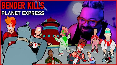 Bender KILLS: Planet Express | CRAZY Futurama Indie Horror Game.