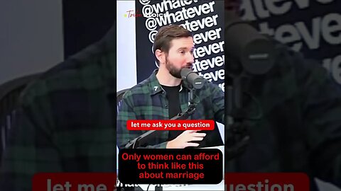 Only women cam afford to think like this about marriage: rewrite marriage laws-no state