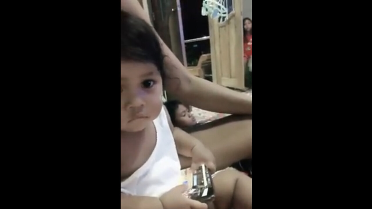 #fun #happy #short | My 1 year and 1 Month nephew playing mobile game..