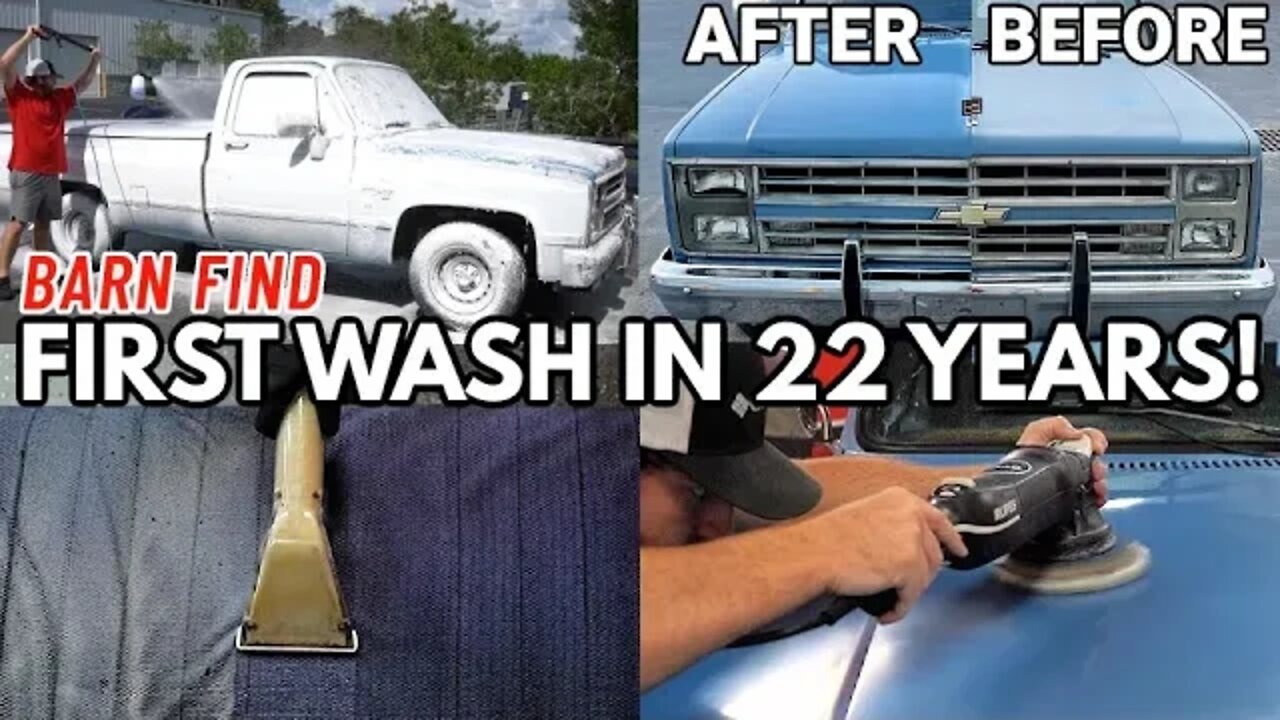 Abandoned BARN FIND Chevy C10 | First Wash In 22 Years | Insane Car Detailing Restoration How To!