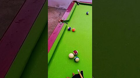 Amazing Trick Shot Real Pool Trick Kiss Shot #snooker #shorts