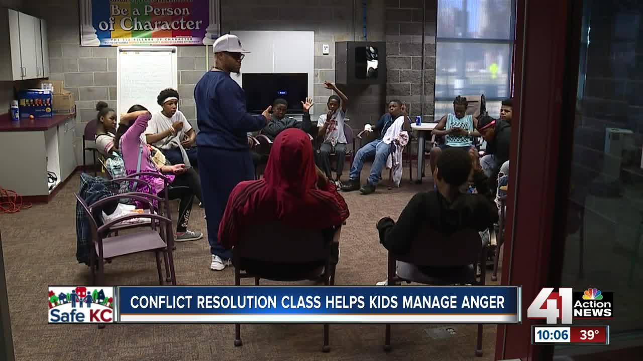 Conflict resolution class helps children manage anger