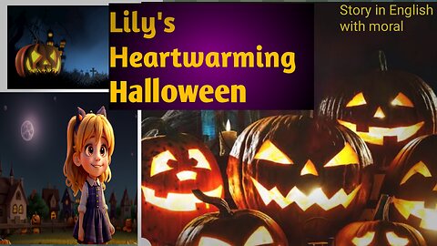 Story in English: Lily's Heartwarming Halloween 🎃👻