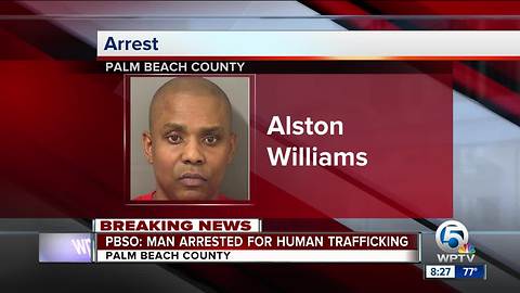 Suburban Lake Worth man charged in human trafficking case