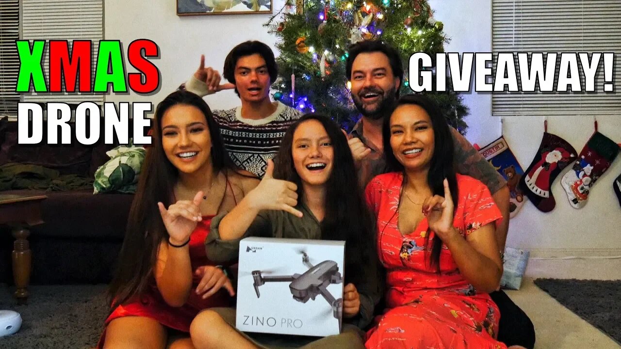 Christmas DRONE Giveaway! - Hubsan ZINO PRO - Mele Kalikimaka!