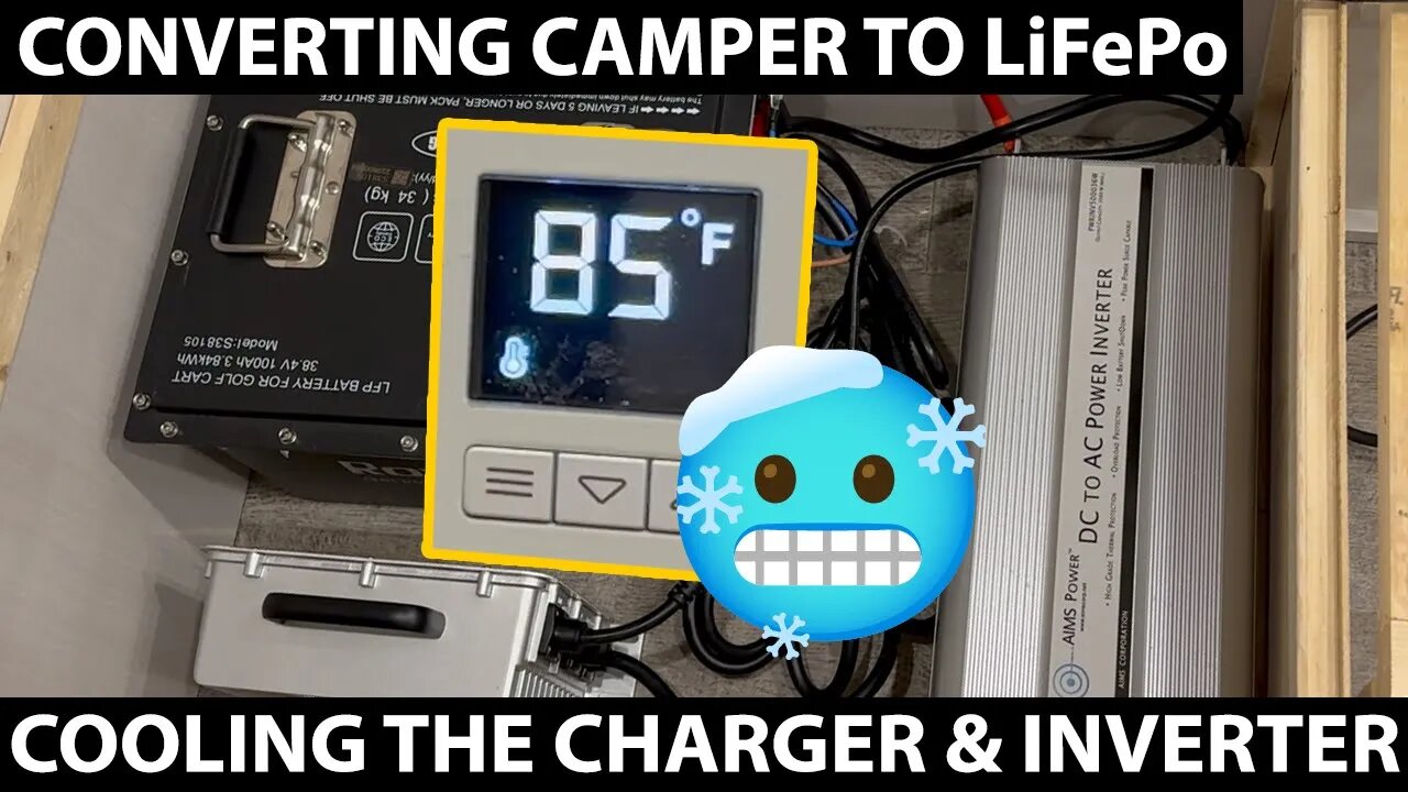 Cooling the Lithium Battery Box In My Camper