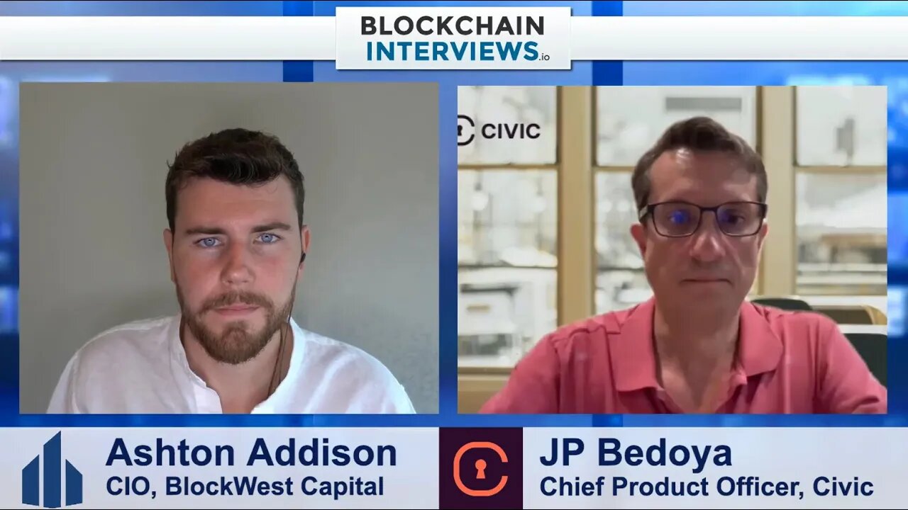 JP Bedoya, Chief Product Officer of Civic - Decentralized Identity DID | Blockchain Interviews