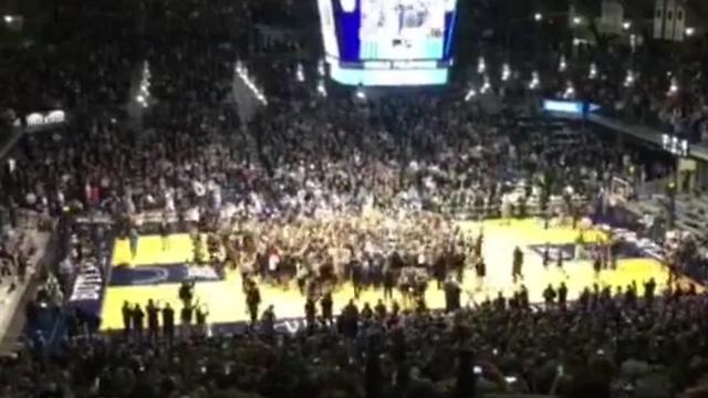 Butler fined $5K for court storming after win over Villanova