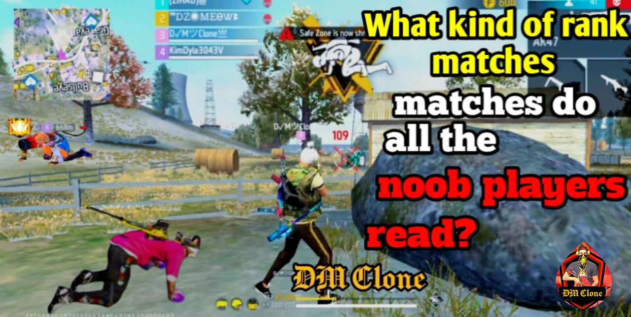 What kind of rank matches do all the noob players read?