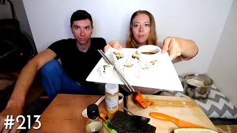 EPIC VEGAN SUSHI MUKBANG