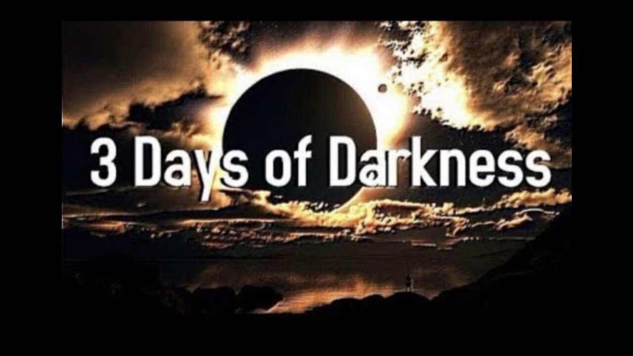 3 Days of Darkness Memorial Day - Prepare for Global Shutdown!