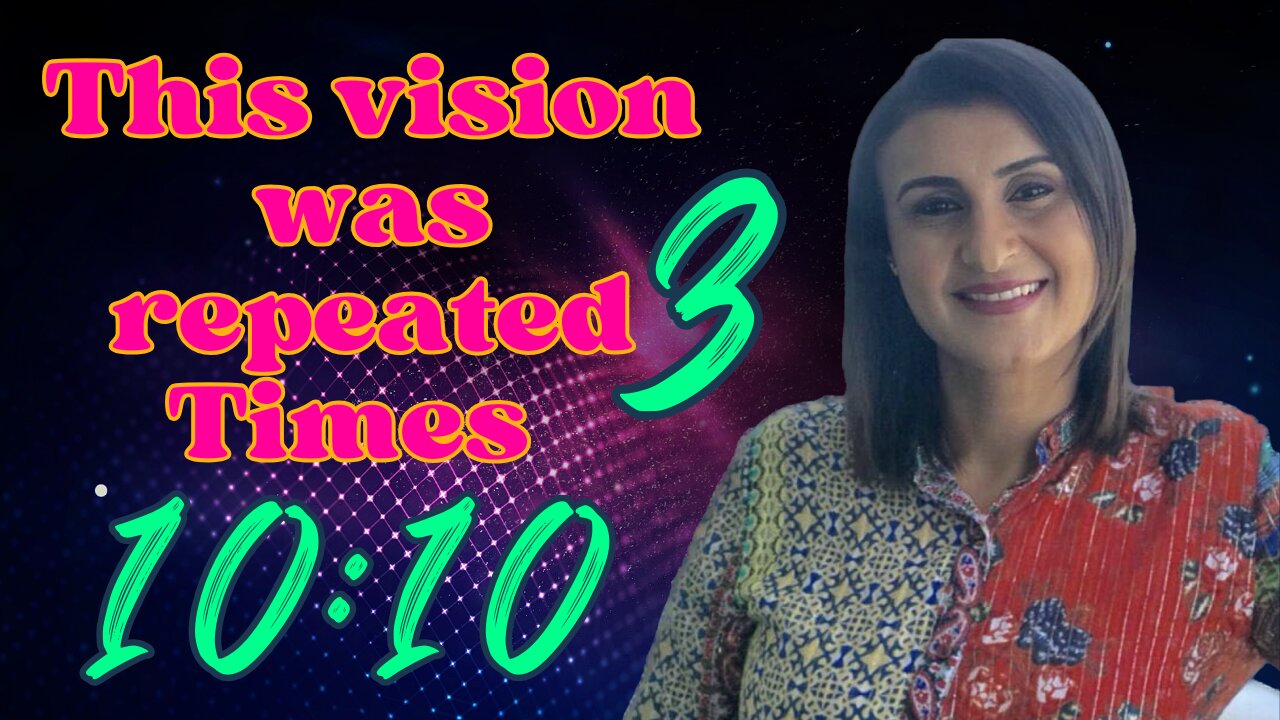 This Vision Was Repeated 3 Times, 10:10 #milton #10:10 #numbers