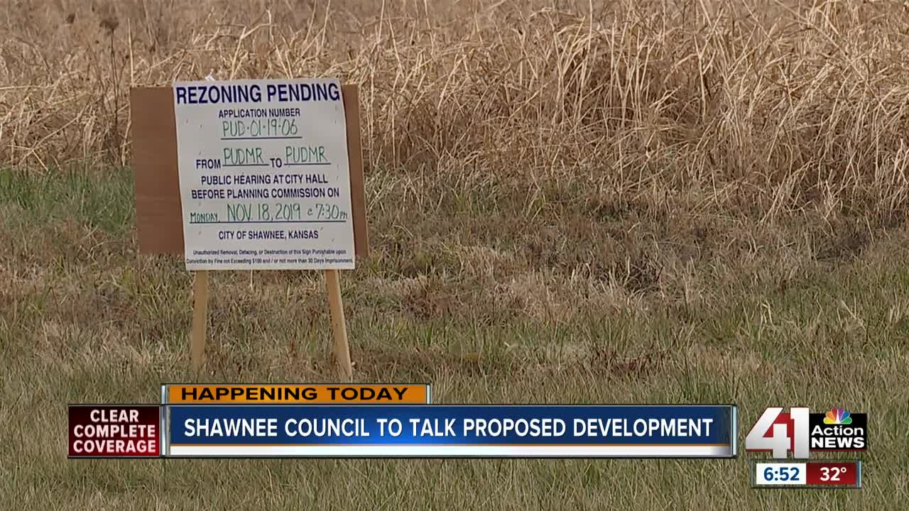 Shawnee council to talk proposed development