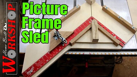 How to Make a Picture Frame Sled | This one is for a Small Shop