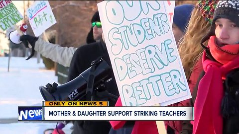 Parent of 7th grade Summit student says she wants her kid back in school, but supports teachers