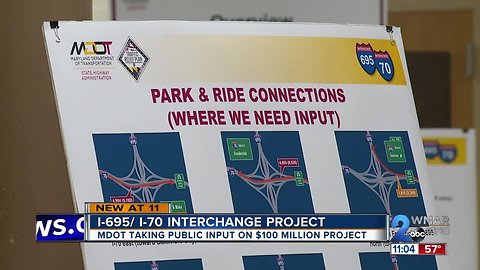 What do you want done about I-695 I-70 interchange?