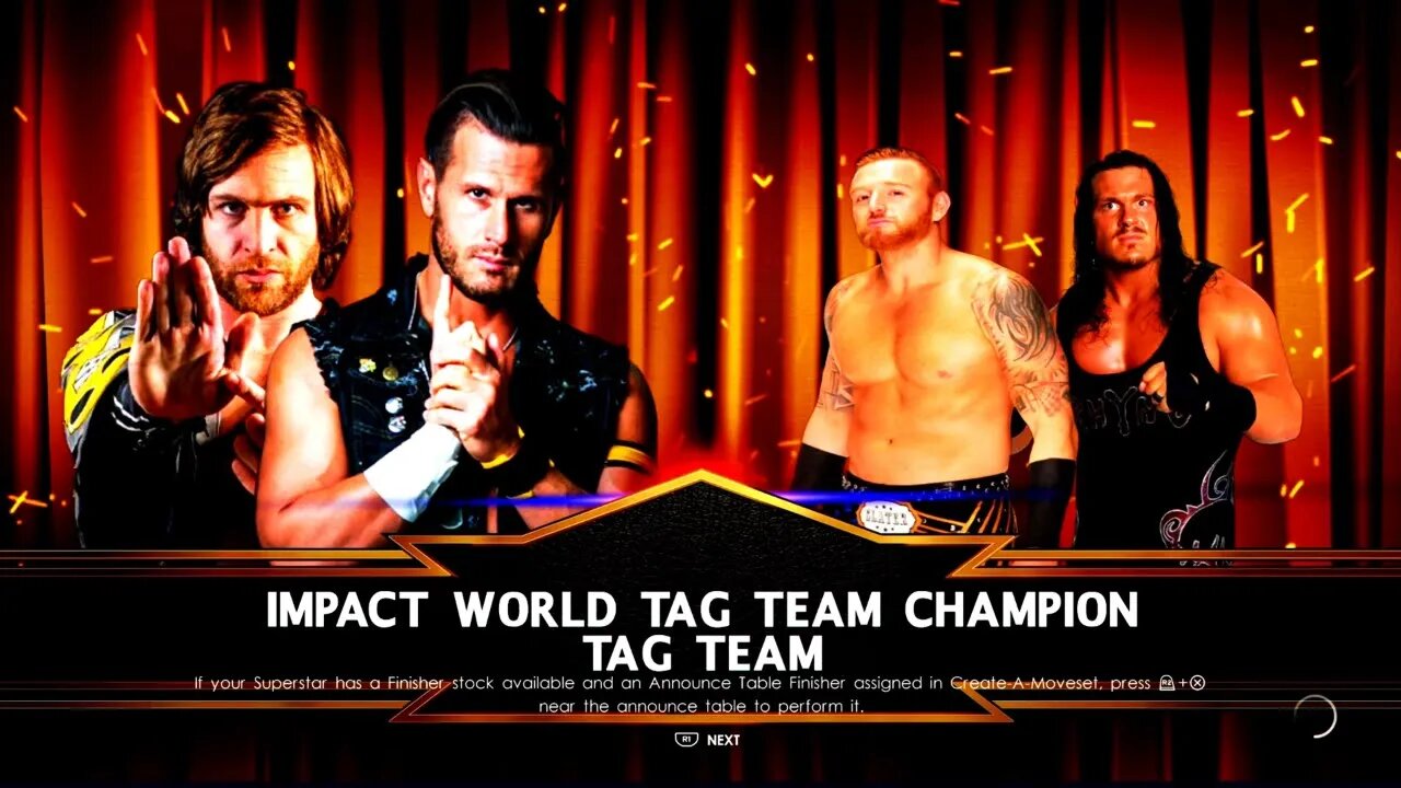 Impact Wrestling Heath & Rhino vs The Motor City Machine Guns for the Impact World Tag Team Titles