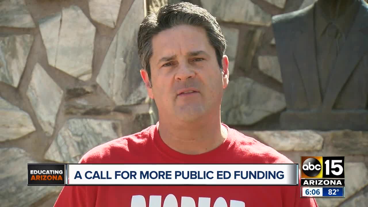 Arizona teacher's union renews demands for increased funding