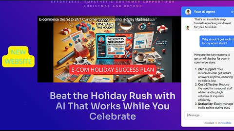 See How AI Customer Support Transforms eCommerce on My Brand-New Website