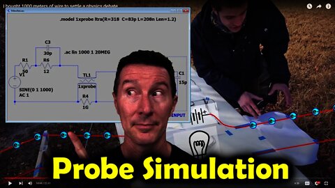 EEVblog 1445 - How to Simulate an Oscilloscope Probe in LTSPICE