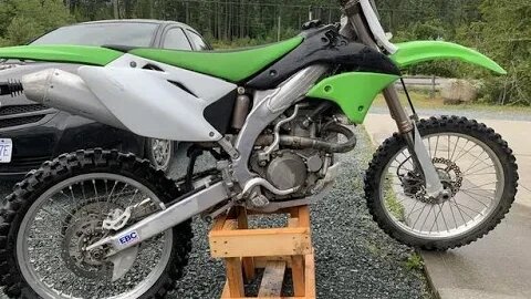 I bought a broken KX450F for $700!