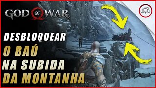 God of war, Como abrir o baú na subida da montanha | Super dica