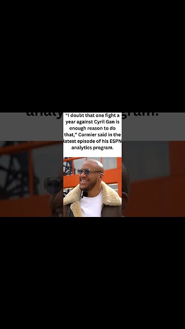 Daniel Cormier opposes Jon Jones' candidature for Fighter of the Year. #shorts