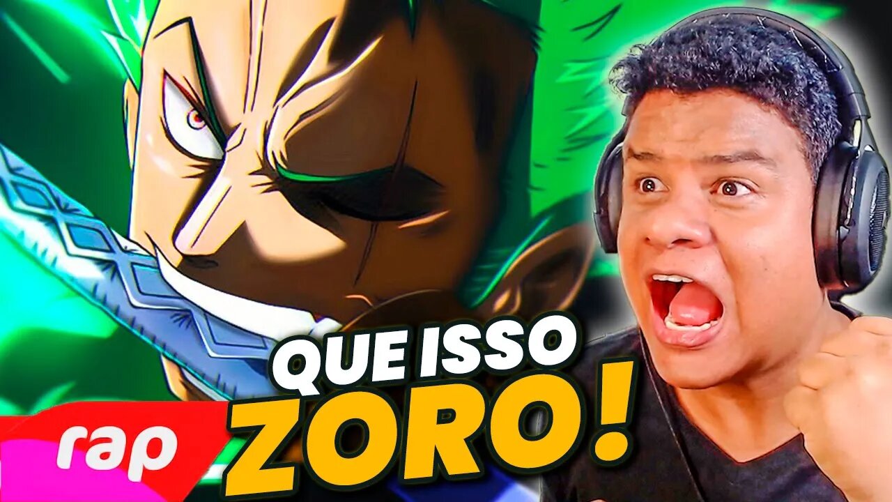 RAP DO ZORO (One Piece) - O MAIOR ESPADACHIM DO MUNDO | NERD HITS | React Anime Pro