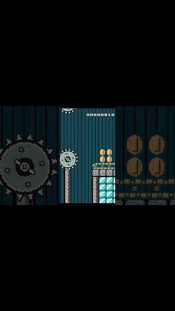 Into a thwomp speed run #supermariomaker2 #supermariobros #fail