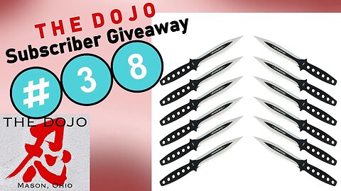 The Dojo Subscriber Giveaway #38