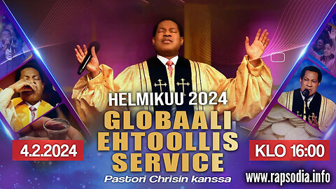 Helmikuun 2024 Ehtoollis-service Pastori Chrisin kanssa 4.2.2024