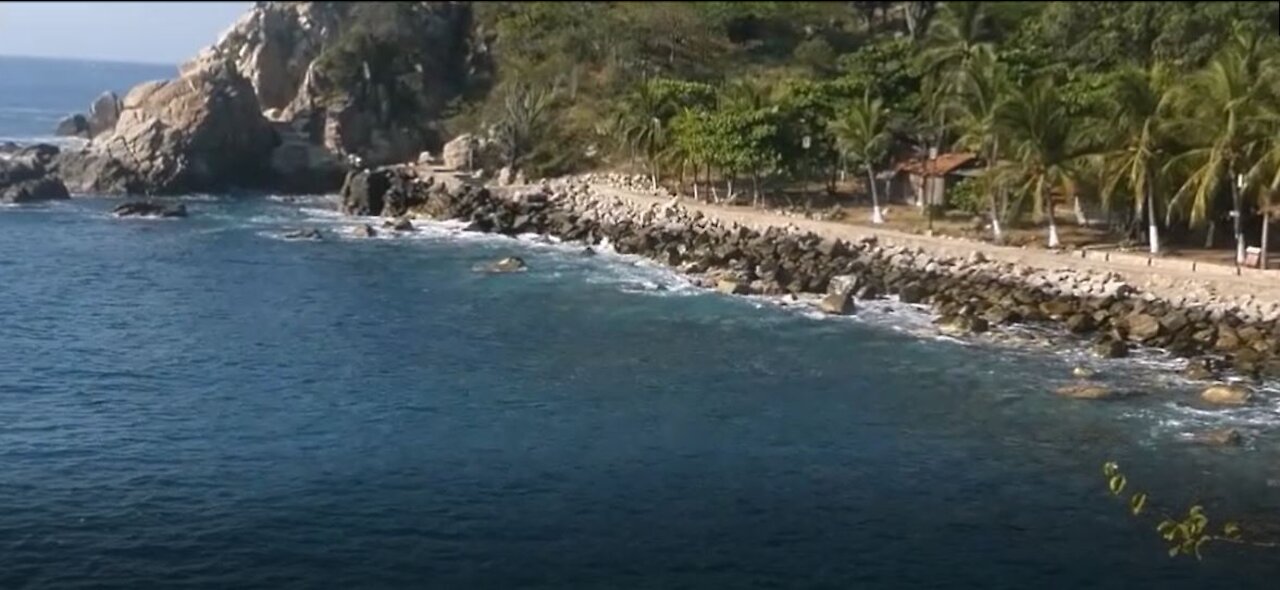 The Coastal Path in Puerto Escondido, Oaxaca, Mexico