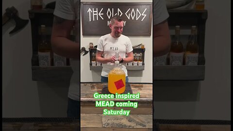 Greece inspired MEAD coming Saturday! #mead #honeywine #alcohol #homebrew