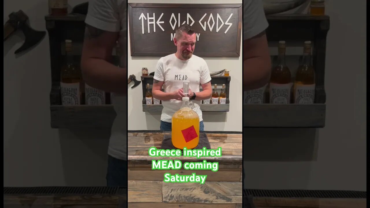 Greece inspired MEAD coming Saturday! #mead #honeywine #alcohol #homebrew
