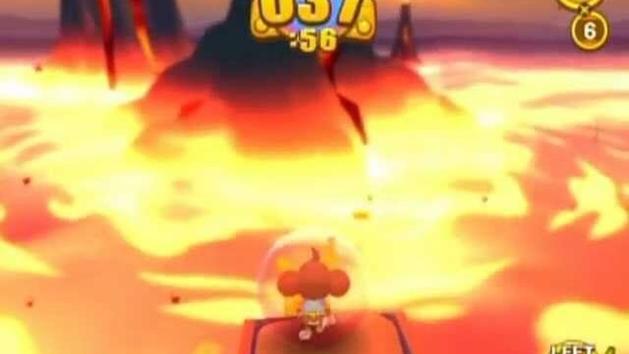 Super Monkey Ball Banana Blitz Walkthrough Part 7: Lava Land