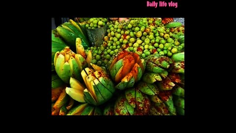 beauty decorative fruit on the plate