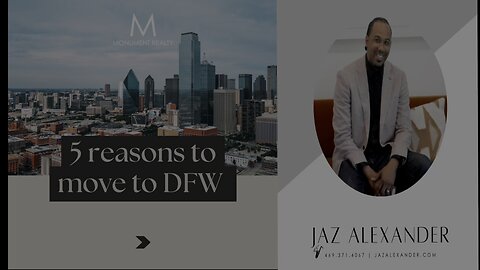 Top 5 Reasons to move to DFW