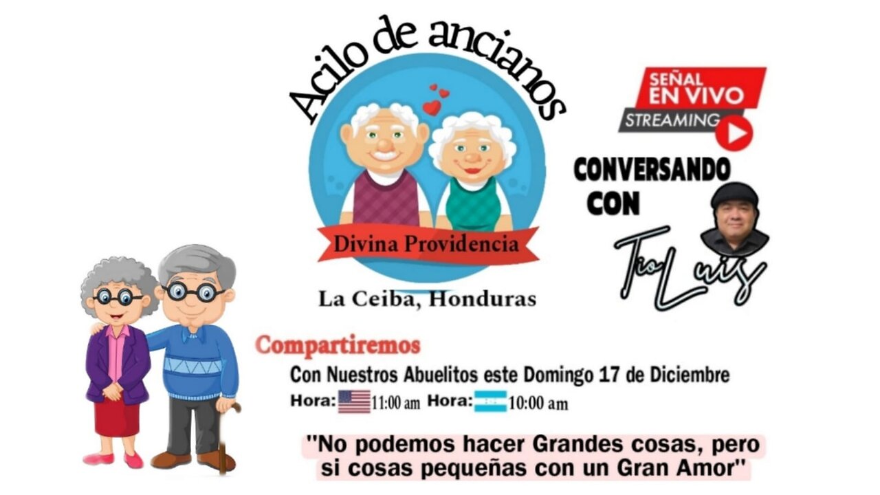 DONACION ANCILO DE ANCIANO DESDE LA CEIBA HONDURAS