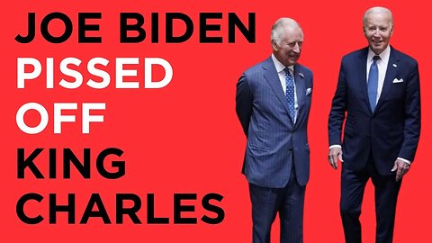 Dementia Joe Biden's Breaks Royal Protocol When Meeting King Charles III, Americans Say Keep Him