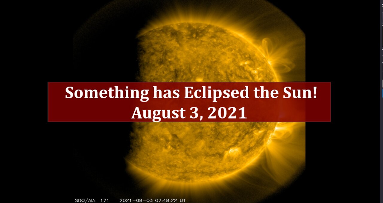 Something Massive has Eclipsed the Sun Today!