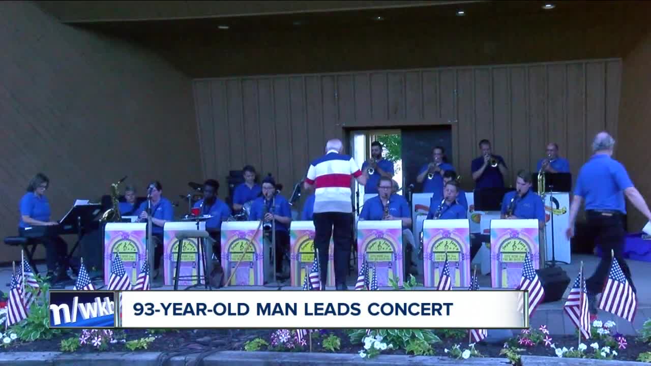 World War II Vet leads 4th of July Concert