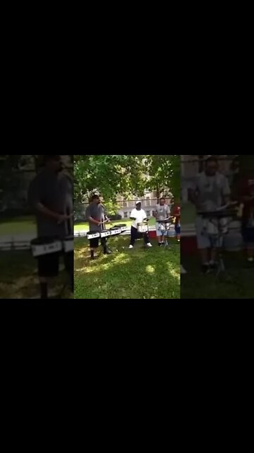 Playing Our Drum Cadence (Just Practicing - Don't expect DCI)