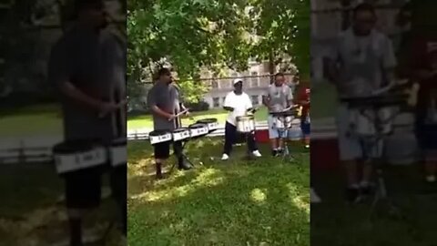 Playing Our Drum Cadence (Just Practicing - Don't expect DCI)