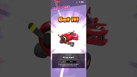 Mario Kart Tour - Holiday Tour Gift Gold Pipe Pull (2)