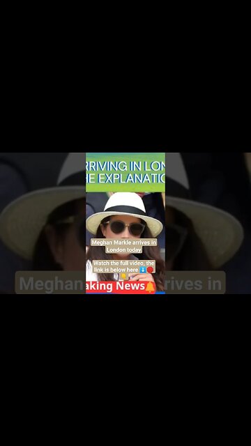 Meghan Markle arrives in London today