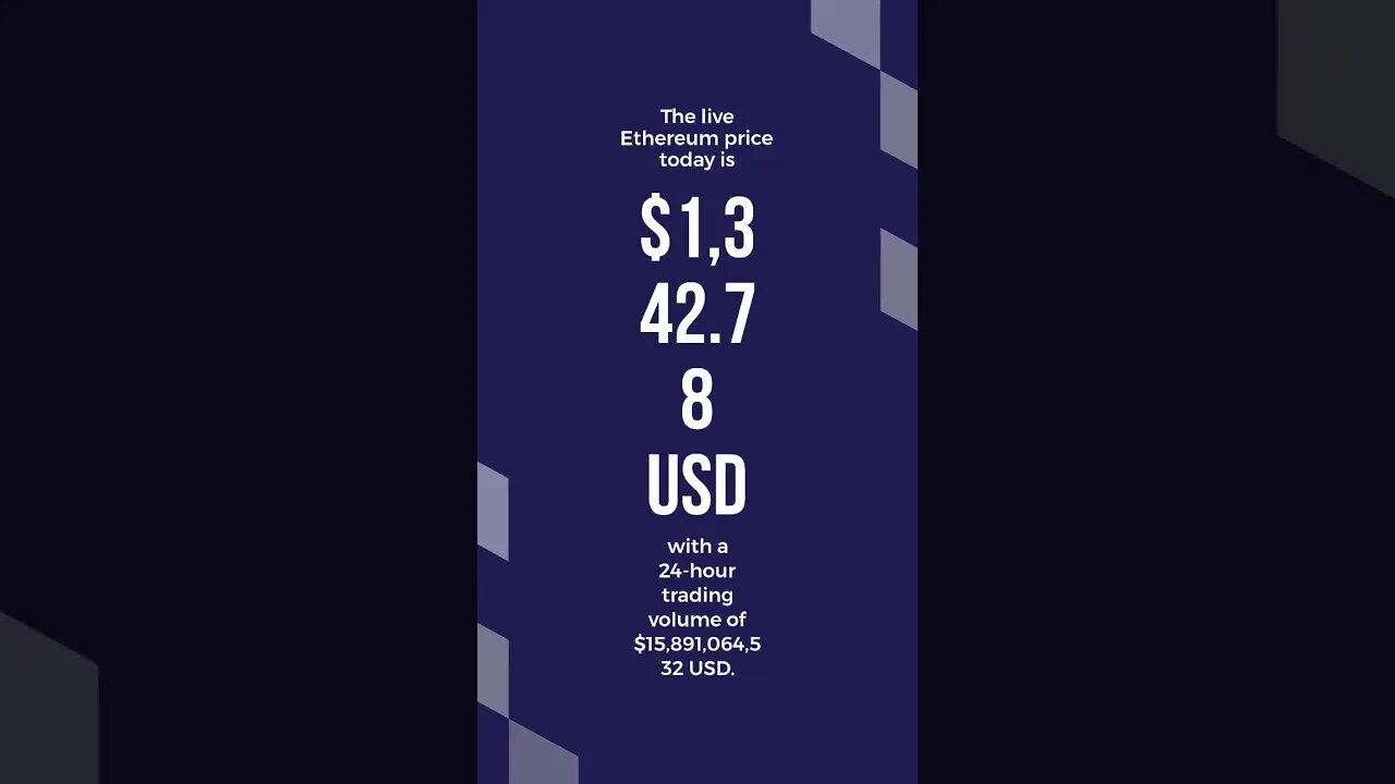 Eth price live data