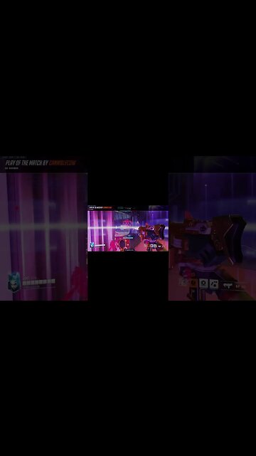 Just an annoying Sombra spawn camping #overwatch #potg