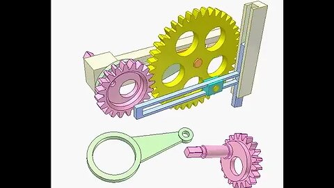 2089 Gear and linkage mechanism 13